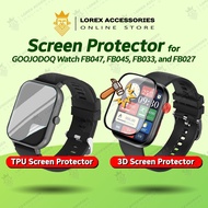 Screen Protector for GOOJODOQ Watch, 3D PMMA Full Cover Film, Smartwatch TPU Soft Film (FB047, FB045