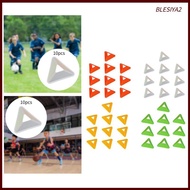 [Blesiya2] 10pcs Soccer Training Cones, Soccer Triangle Training Cones for Adults and Kids,