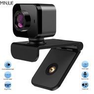 HD 1080P Webcam Computer PC WebCam With Microphone Rotatable USB Mini Cameras For Live Broadcast Video Calling Conference Work