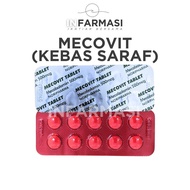 Mecovit Mecobalamin 500mcg Tablet 10's (Strip) | Ubat Vitamin Kerosakan Saraf & Kebas Kaki Tangan