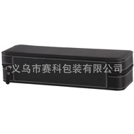 6-Bit Ready Stock pu Wholesale Collection Zipper Storage Watch Box Storage Watch 6 Pack Zipper Leath