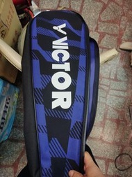 南山體育 勝利 Victor 羽球拍袋 專用 三支裝拍袋   黑藍 三隻裝袋 羽球袋
