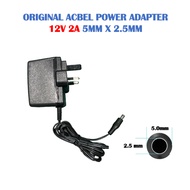 [NEW] Original Acbel Power adapter 12V 2A 5mm x 2.5mm for modems, routers