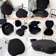 READY STOCKFor Baseus Bowie H1 H1i Headphone Case Pure black Earpads Storage Bag Headset Casing Box