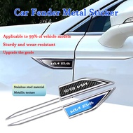 1pair Jaecoo Car Fender Metal Sticker Exterior Decorative Right Left Decals Modification for New Kia