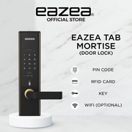 EAZEA Tab Mortise Digital Door Lock | 4 IN 1 | PIN Code, RFID Access, Key, Wi-Fi | 100% Made in Korea