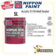 5L Nippon Paint Acrylic 5170 Wall Sealer Matt Finish