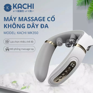 Máy massage cổ không dây 10 đầu rung nhiệt cao cấp Kachi MK350 tăng lưu thông tuần hoàn máu cổ vai g