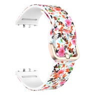 Dây đeo hoa cho Samsung Galaxy Fit 3 Dây đeo silicon nam nữ Dây đeo cổ tay thể thao cho Đồng hồ thôn