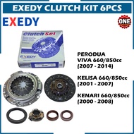 CLUTCH KIT 6PCS EXEDY PERODUA VIVA 660/850cc KELISA 660/850cc KENARI 660/850cc