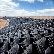 Slope Retaining Wall Geo Grid - Foldable & Expandable, 5cm/2inch Depth Patio/Garden/Shed Base Gravel