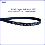 ELBA ED-F7160(WH) EB-703DS Dryer Belt 6PH 1952 Original for Dryer use
