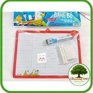 A4 board set B-09 (1 board + 1 pen) 2-sided student board
