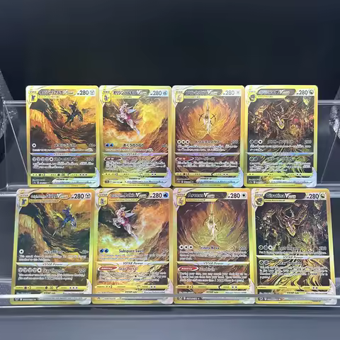 Anime PTCG 8 Design Collection Card Cartoon English Japanese Arceus Vstar Giratina Palkia Dialga Vst
