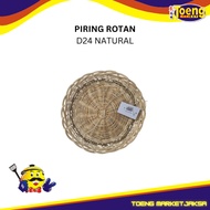 RATTAN PLATE D24 natural