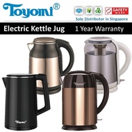 TOYOMI Electric Kettle Flask | Jug 1.5-1.8L (Stainless steel-Glass)[Model WK 1588/ 1735/ 1750/ 3362]