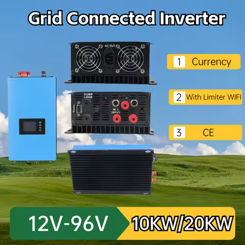 10KW 20KW Wind Power Grid Tie Inverter with Limiter Sensor/Dump Load Controller/Resistor WIFI 3 Phas