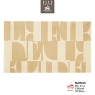 EXPRESS CARPET x ELLE DECOR พรมปูพื้นดีไซน์ Monogram (โมโนแกรม) Size 50x80 cm.