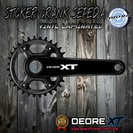 Newest DEORE XT Bicycle crenk Sticker Decal/Quality Mtb Bike Crank Decall Sticker