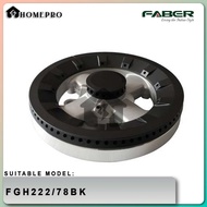 Faber FGH222 / 78BK Burner Cap Full Set 12cm