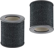 Aiskaer Air Mini Filter Replacement Compatible with Molekule PECO-HEPA Tri-Power Air Mini &amp; Air Mini+ Air Cleaner Purifier for Small Home Room,3 in 1 Air Filtration System with Activated Carbon,2 PACK