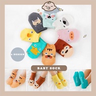 Stokin Baby Newborn Stokin Anti Slip Baby Baby Socks | Sarung Kaki Baby