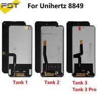 100% Tested For Unihertz 8849 Tank 1 Tank 2 Tank 3 LCD Display Touch Screen Digitizer Assembly For U