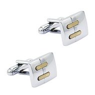 Fashion Accessories Cufflink New Square Advanced Plating Plain Metal Cufflinks Men's French Shirt Cu