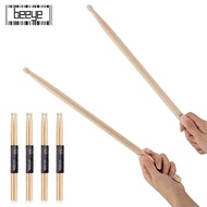 BEEYE Drumsticks, Pairs 5A/7A Maple Drumsticks, Durable Elegant Premium Maple Wood Practice Drumstic