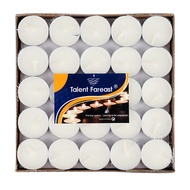 Smokeless Odorless Candles 100 Insulated Tea Wax Household Birthday 4-8 Hours Aluminum Shell Small C