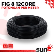 FIG 8 12 Core Cable Cut Per Meter - FTTH Cable Retail Meter - 8 12 Core Thick Cable