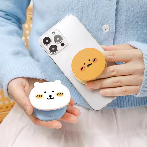 New Joke Bear Mini Magnetic Phone Stand Cute Practical Lazy Mobile Phone Bracket Decorative Anime Pe