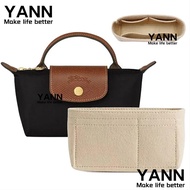 YANN1 1Pcs Linner Bag, Multi-Pocket Storage Bags Insert Bag, Durable Travel Portable Felt Bag Organizer for Longchamp Mini Bag