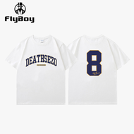 FLY BOY T-shirt Oversize Number 8 | Kaos Hitam
