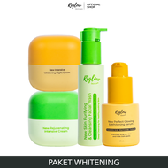 Reglow Night Cream Malam Krim Wajah Glowing Penghilang Flek Hitam dan Noda Bekas Jerawat Whitening