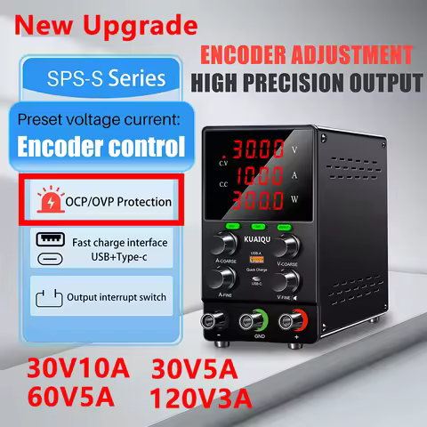 OCP OVP Variable DC power supply 30V 10A 300W adjustable switch stabilized DC bench power supply, wi