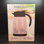 【全新正版現貨】鬆弛熊 保溫壺 750ml 日本景品 System Service 拉拉熊 真空不鏽鋼熱水壺 粉紅色