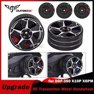 々 DUMBORC RC Transmitter Metal Handwheel Remote Control Steering Wheel Upgrade Para Sa Ddf-350 X