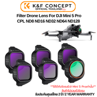 K&F DJI Mini-5 Pro Lens ฟิลเตอร์ CPL+ND8+ND16+ND32+ND64+ND128 (SKU.1674)