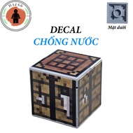 New MOC Crafting table, waterproof Decal