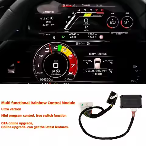For Audi A6 S6 A7 S7 RS6 RS7 C8 2024 A4 A5 S4 S5 RS Q5 Q7 Q8 virtual cockpit multifunctional sports