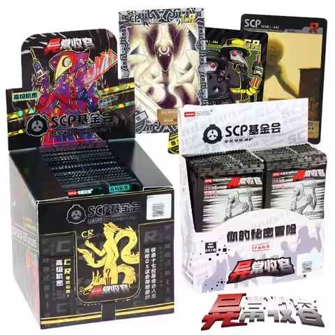 SCP Foundation Collection Card Paper Games Children Anime Table Playing Game Kaarten Board Trading C