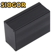 SIOGOR Aluminium Electric Box, Striped /Glossy Style 46*76*110mm Electric Box, Water Proof Black Spl