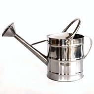 Stainless Steel Watering Pot Large Mouth Household Agricultural Watering Vegetables Spraying Shower Head Gardening Tools/Home Garden Plant / Watering Can / Iron Cans / Stainless
