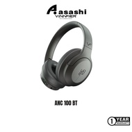 Vinnfier VF ANC 100 BT Noise Cancelling High Performance Bluetooth Headphone with Eva case active no
