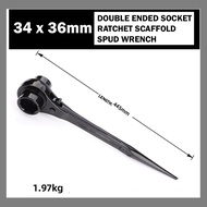 34x36 mm Wrench Set Pointed Tail Dual-use double Ratchet Quick Socket Spanner Tools nut bolt spanner