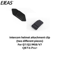 EJEAS Q8 Mesh Motorcycle Helmet Intercom Headset Clips for Q7/Q4/Q2 Q8 V6 Pro+ Helmet Intercom