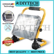 DIYTECH Lampu Lantai LED Solar Portable Solar LED Floor Light Rechargeable LED Spotlight Solar Outdo