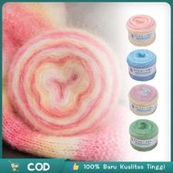 Mohair Yarn Colorful Knitting Yarn Mohair Yarn Double-Function Poly Geb Knitting Yarn