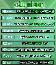 PC Gaming i5 13400f / RTX 3060ti / ram 32G / SSD 512G Case Gaming Máy tính chơi game Giá rẻ nhất